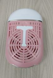 Mini Ventilador Rosa Claro - Bateria Recarregavel (Promoção)